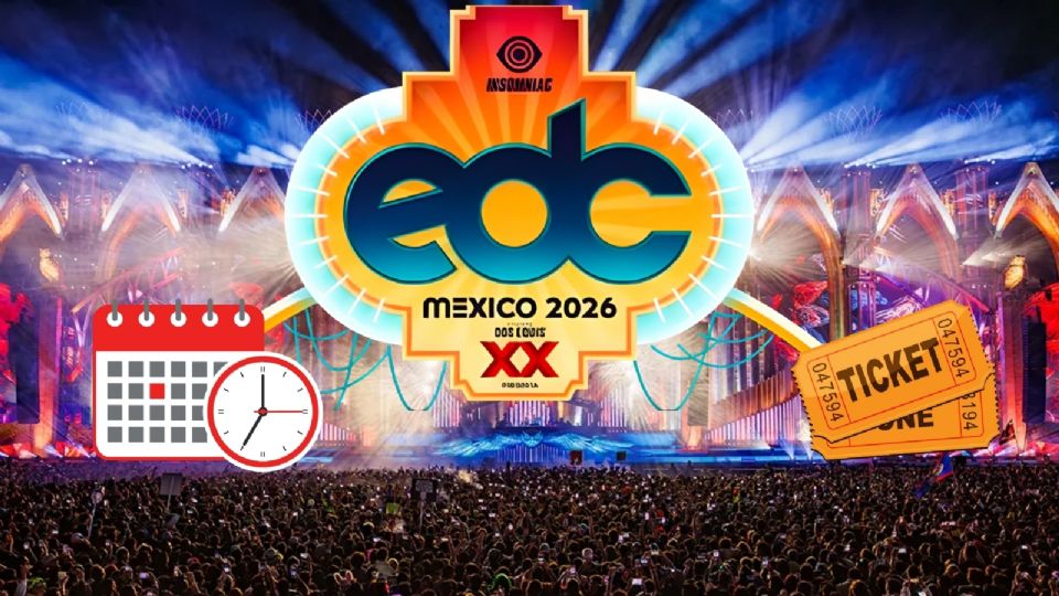Revelan line up y todos los detalles de EDC México 2026