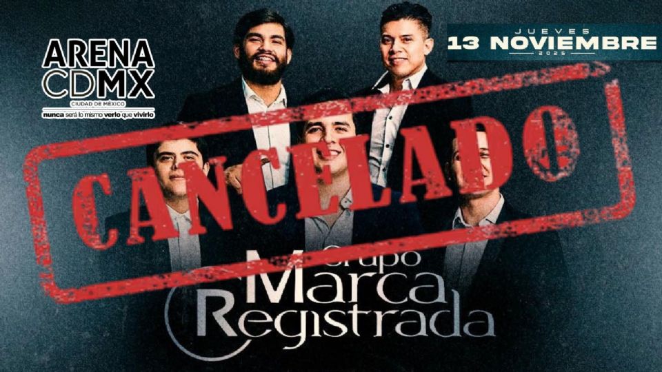 Marca Registrada cancela concierto en la Arena CDMX