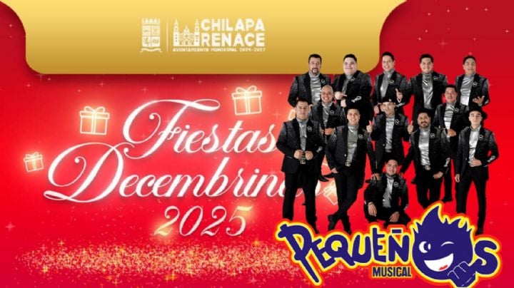 Fiestas Decembrinas Chilapa 2025: Cartel de artistas y programa de actividades HOY 12 de diciembre