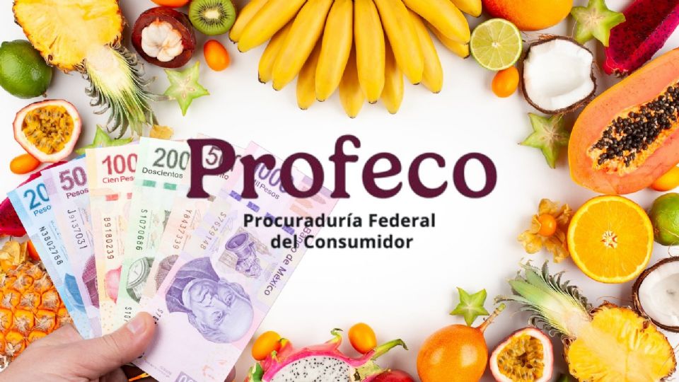 Profeco revela los precios más bajos y más altos del limón, la naranja y el plátano.