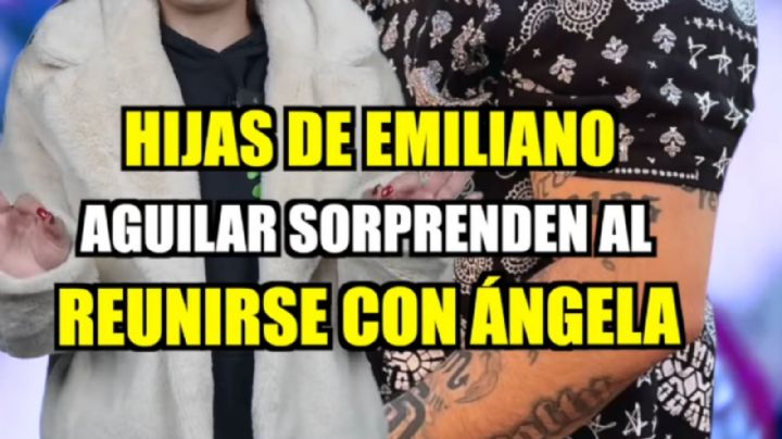 Hijas de Emiliano Aguilar sorprenden al reunirse con Ángela Aguilar en pleno concierto