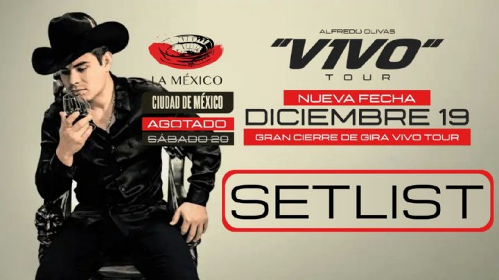 Alfredo Olivas CDMX: este es el posible setlist para su concierto HOY 19 de diciembre en la Plaza de Toros La México