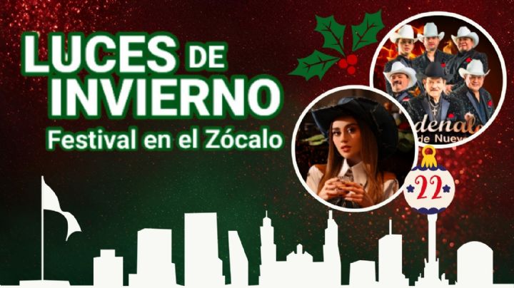 Festival Luces de Invierno CDMX 2025: ¿Qué artistas se presentarán GRATIS hoy 22 de diciembre? Programa completo de actividades
