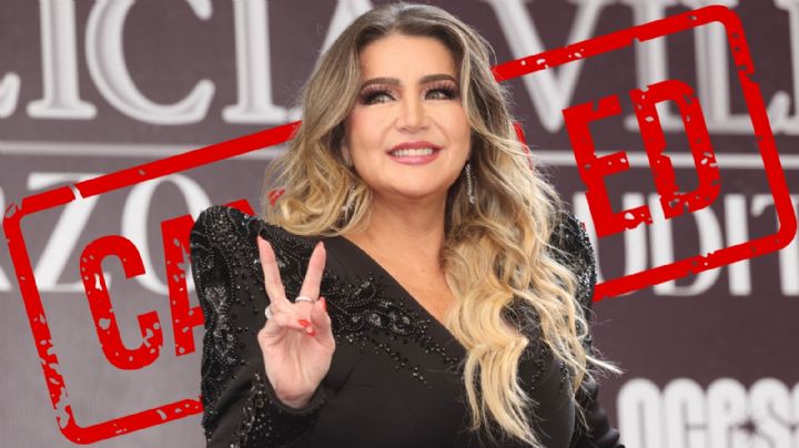 Cancelan a Alicia Villarreal por posponer concierto el mismo día: "Que se va a ir de novia, dice"