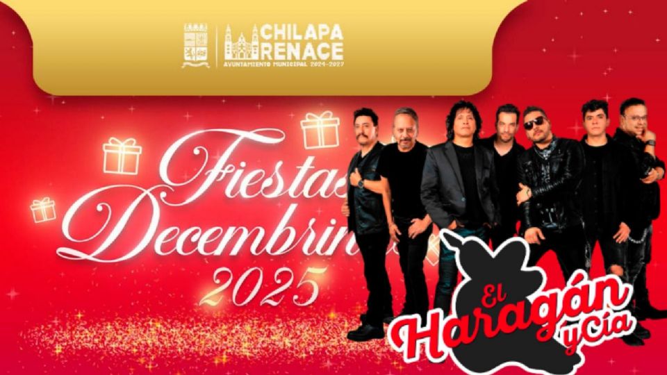 Fiestas Decembrinas Chilapa 2025 Cartel de artistas y programa de actividades para HOY 4 de diciembre