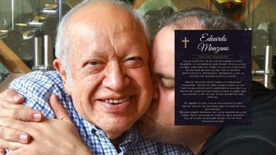 ¿De qué murió Eduardo Manzano?