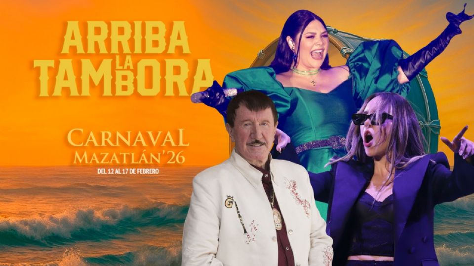 Carnaval Internacional Mazatlán 2026 Belinda, Yuridia, Edén Muñoz y más entre los artistas confirmados