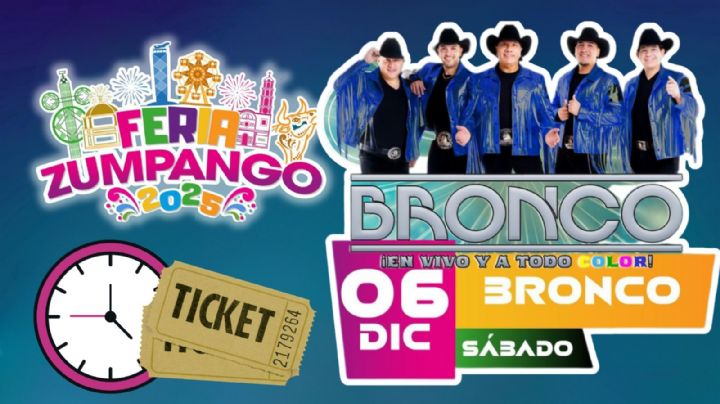 Feria Zumpango 2025: ¿A qué hora empieza el concierto de Bronco HOY 6 de diciembre en el EDOMEX? Programa completo
