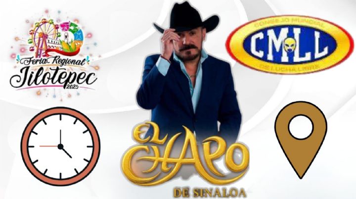 Feria Regional Jilotepec 2025: Programa completo de artistas y actividades GRATIS de HOY 7 de diciembre en el EDOMEX