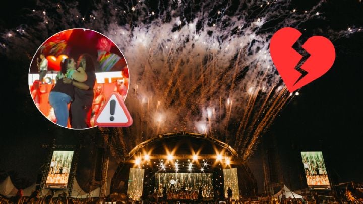 Mujer exhibe en pleno concierto a su esposo por estar en el evento... pero con su amante (VIDEO)