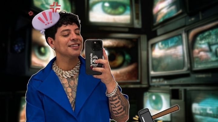 ¿Por qué Eduin Caz rompió una pantalla durante concierto de Grupo Firme en Colombia (VIDEO)