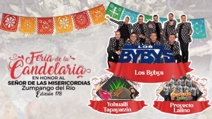 Feria de la Candelaria Zumpango del Río 2025: ¿Qué artistas darán concierto GRATIS HOY 12 de febrero?