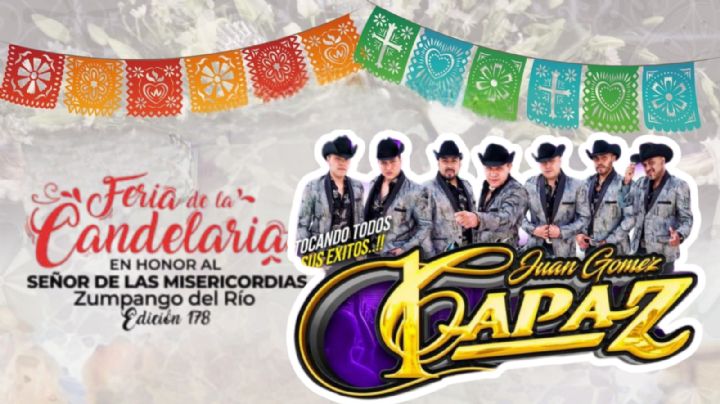 Feria de la Candelaria Zumpango del Río 2025: Cartelera de artistas que darán concierto HOY 13 de febrero