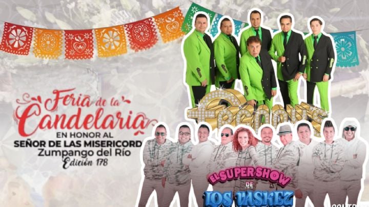 Feria de la Candelaria Zumpango del Río 2025: ¿Qué artistas darán concierto GRATIS HOY 16 de febrero durante la CLAUSURA?