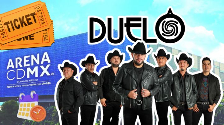 Grupo Duelo en la Arena CDMX: Fecha y lista completa de zonas y precios