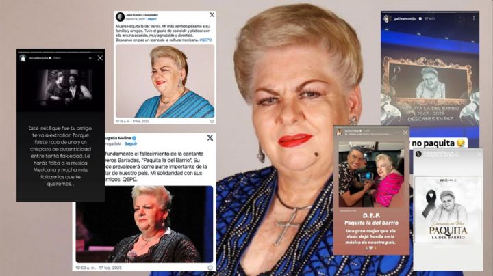 Famosos despiden a Paquita la del Barrio con desgarradores mensajes en redes: “Fuiste raza de uno”