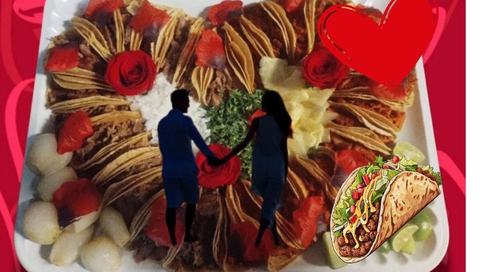 Conoce los mejores lugares para sorprender a tu pareja con tacos con forma de corazón.