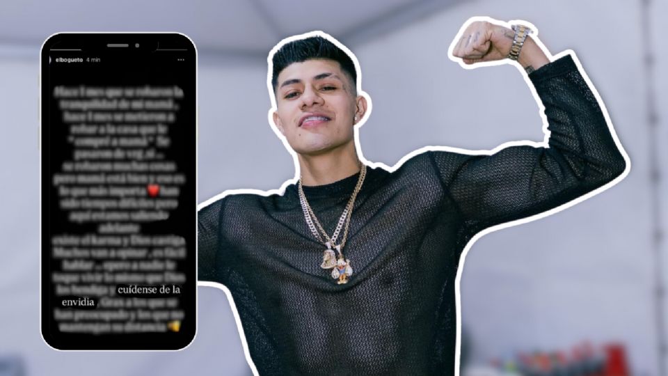 El Bogueto reveló que asaltaron la casa que le regaló a su mamá