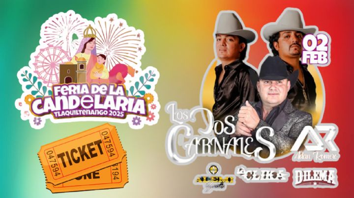 Feria de la Candelaria Tlaquiltenango 2025: Cartelera completa de artistas que se presentarán HOY 2 de febrero durante la INAUGURACIÓN