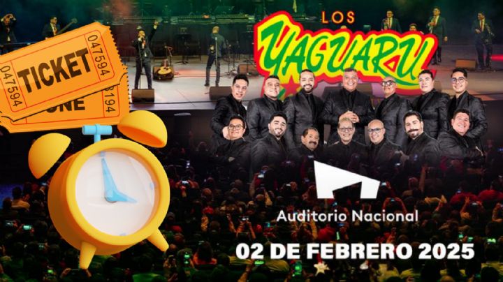 ¿A qué hora empieza el concierto de Los Yaguarú HOY en el Auditorio Nacional?