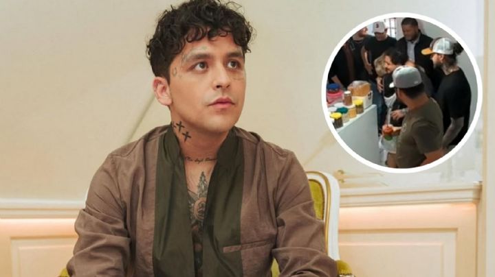 Christian Nodal sorprende a dueña de tienda y así fue su reacción VIDEO