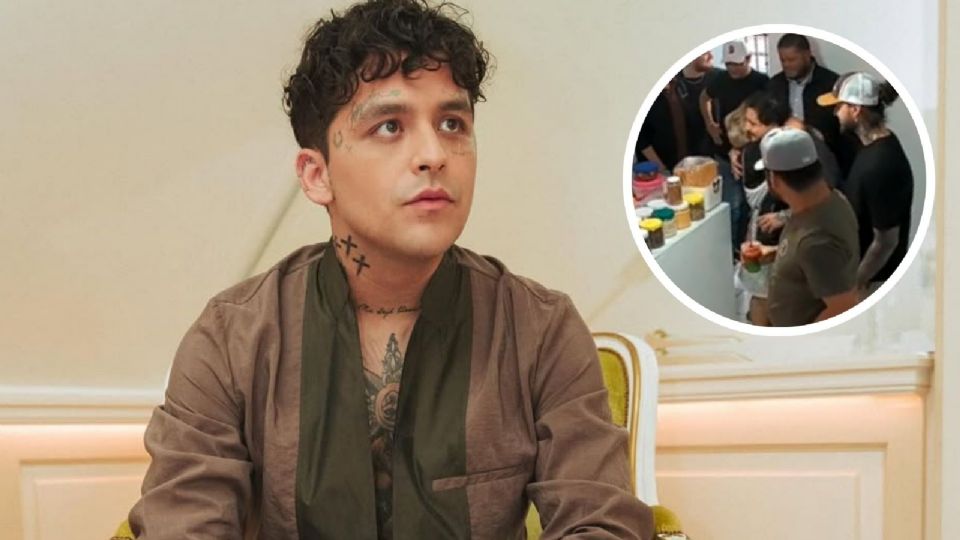 Christian Nodal sorprende a dueña de tienda