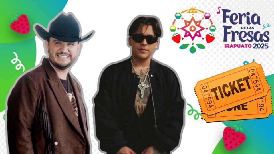 Estos son los artistas que se presentarán HOY en la Feria de las Fresas Irapuato 2025