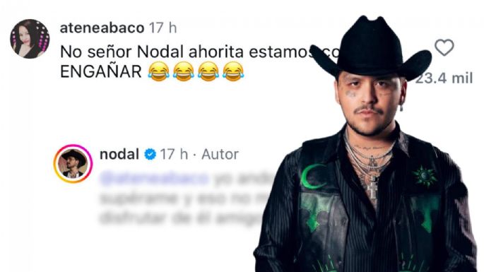 Christian Nodal responde épicamente a comentario de hate: “Ya supérame”