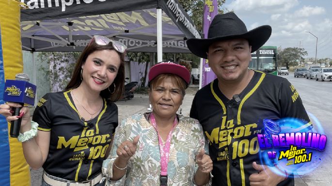 ¡El Remolino de La Mejor 100.1 FM!