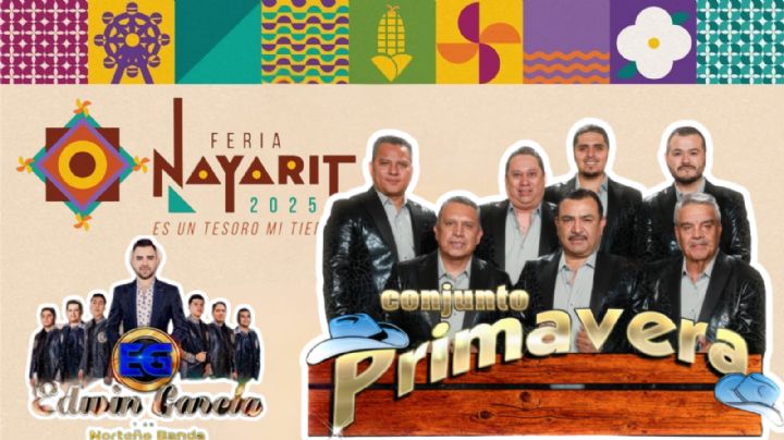 Feria Nayarit 2025: Cartelera completa de artistas que se presentarán HOY 22 de marzo; horario y boletos