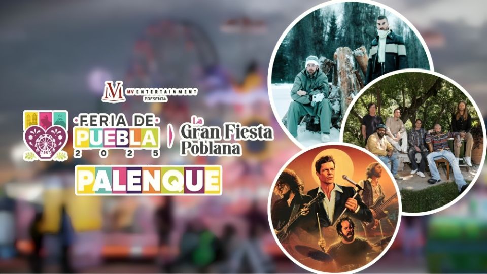 Cartelera oficial del Tetro del pueblo de la Feria de Puebla 2025
