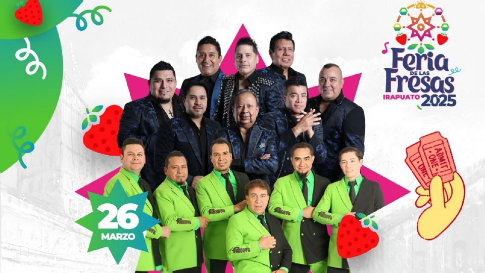 ¿Qué artistas darán concierto HOY en la Feria de las fresas Irapuato 2025?