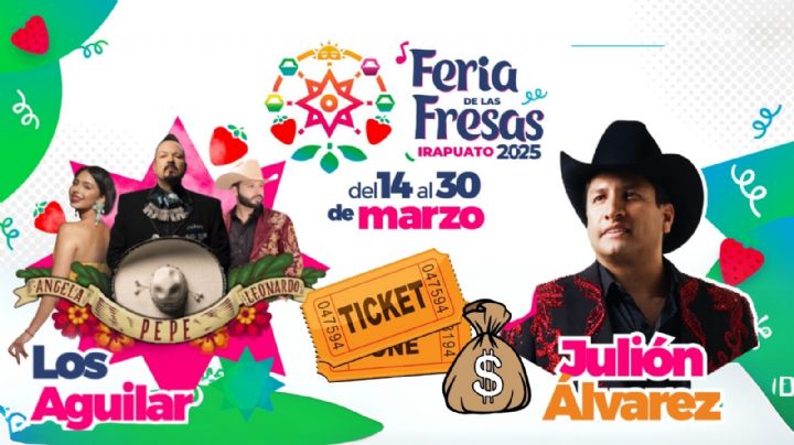 Feria de las Fresas Irapuato 2025: Estos artistas darán concierto HOY 27 de marzo en el Teatro del Pueblo y Palenque