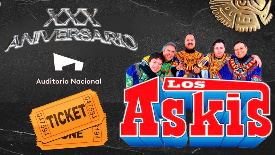 Los Askis se presentarán en el Auditorio Nacional de la CDMX