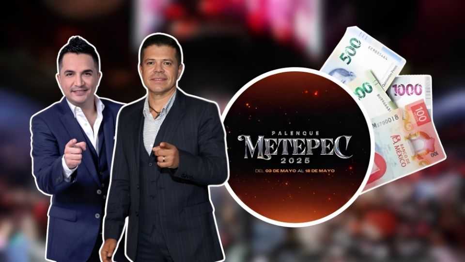 Jorge Medina y Josie Cuen en el Palenque de Metepec 2025