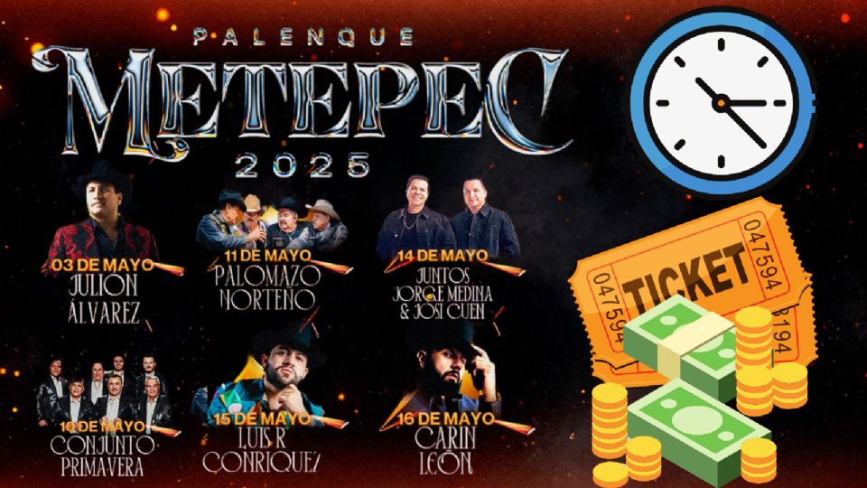 Hoy inicia la venta de boletos para el Palenque Metepec 2025