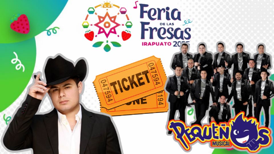 Estos son los artistas que se presentarán HOY en la Feria de las Fresas Irapuato 2025
