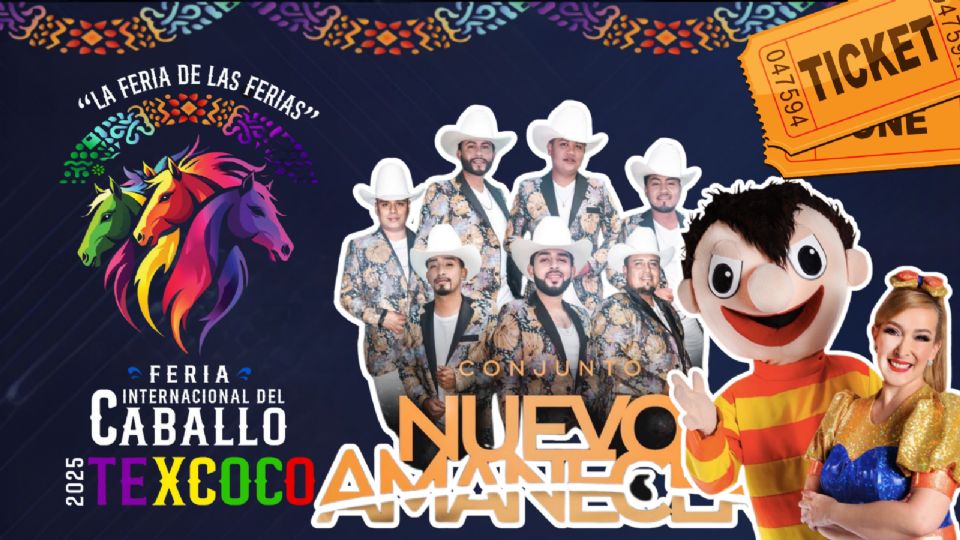 Estos son los artistas que se presentarán HOY en la Feria del Caballo Texcoco 2025