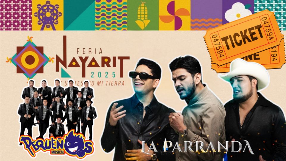 Estos son los artistas que se presentarán Hoy en la Feria Nayarit 2025