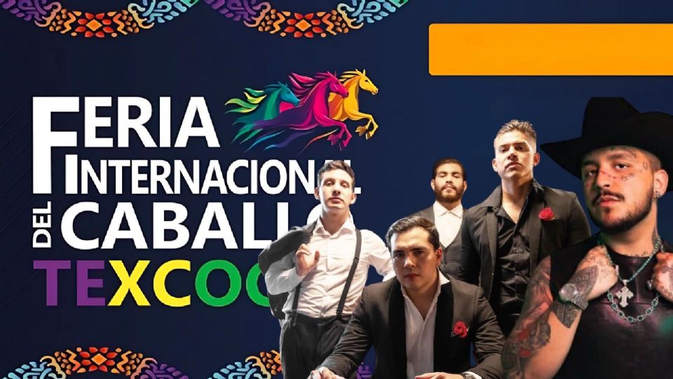 Cartelera de artistas en la Feria del Caballo Texcoco 2025 para esta semana