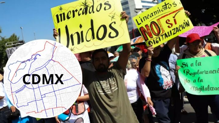 Megamarcha Hoy en CDMX: Calles y avenidas colapsadas por Bloqueo de Comerciantes