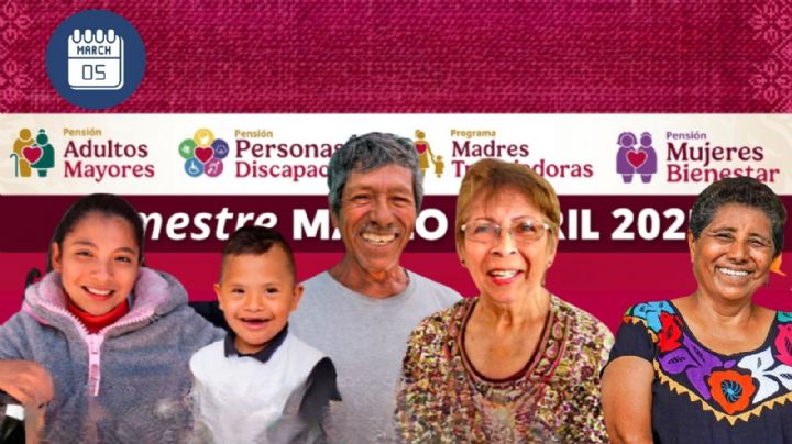 Pensiones para el Bienestar 2025: ¿Qué personas reciben pago el día de HOY 5 de marzo?
