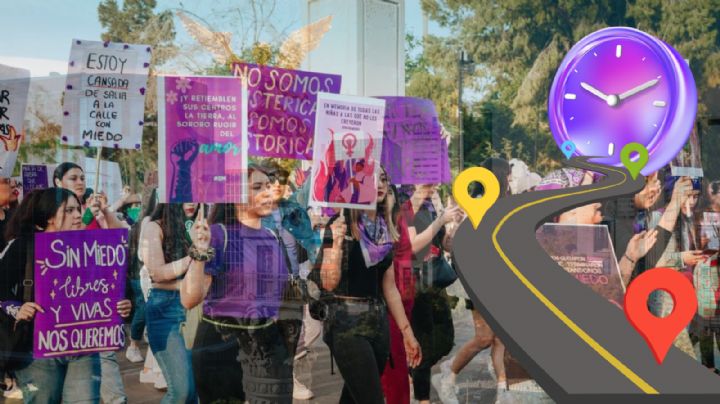 ¿A qué hora empieza la marcha del 8M en la CDMX? Esta es la ruta completa del recorrido y las alternativas viales