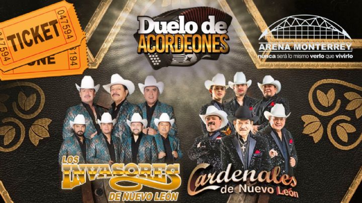 Duelo de Acordeones en Monterrey: Fecha y precio de boletos para ver a Los Cardenales y Los Invasores de Nuevo León
