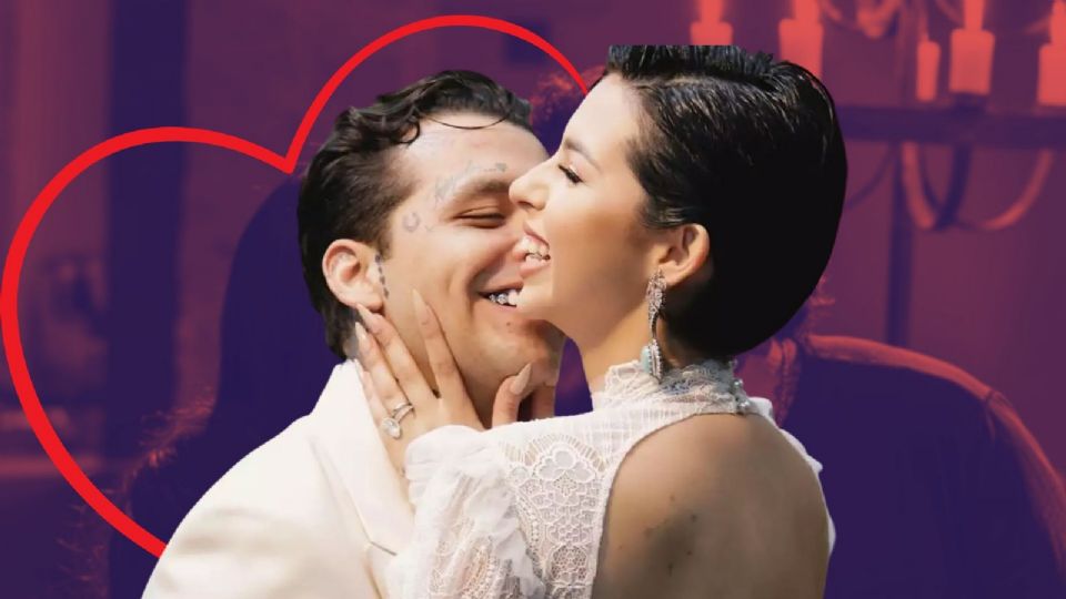 Ángela Aguilar comparte romántica foto con su esposo, Christian Nodal