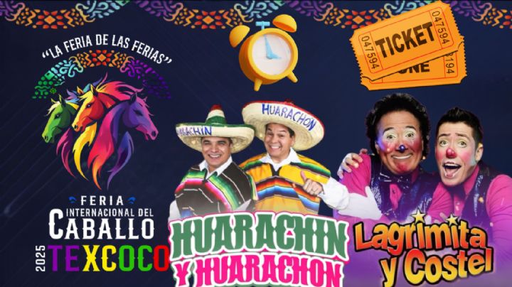 Feria del Caballo Texcoco 2025: Cartelera completa de artistas que se presentarán HOY 13 de abril