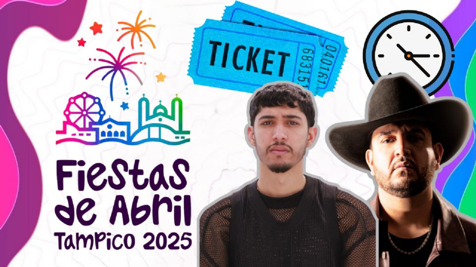 Estos son los artistas que se presentarán HOY en las Fiestas de Abril Tampico 2025.
