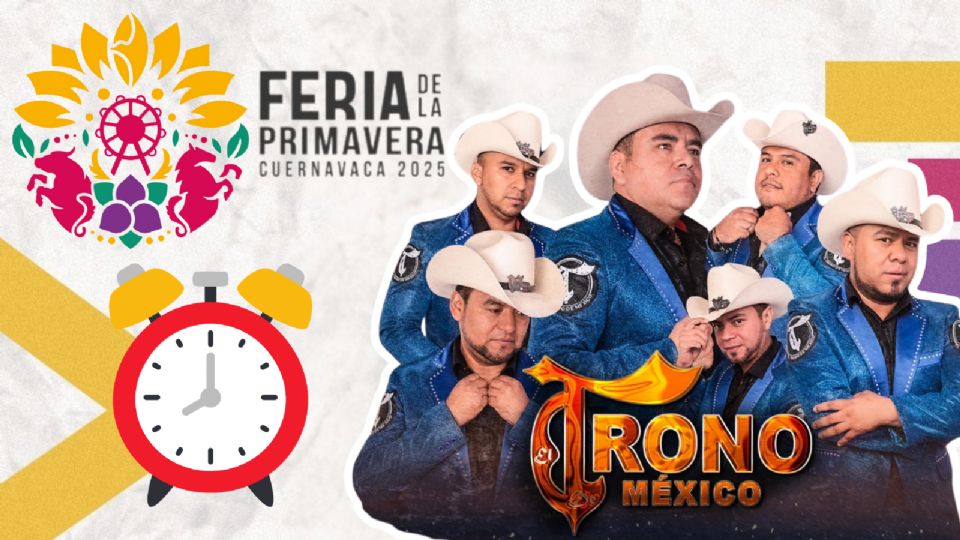 El Trono de México se presentará HOY en la Feria de la Primavera Cuernavaca 2025