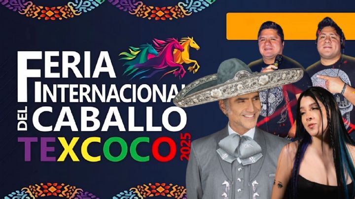 Feria del Caballo Texcoco 2025: Cartelera de artistas que darán concierto esta semana del 14 al 20 de abril