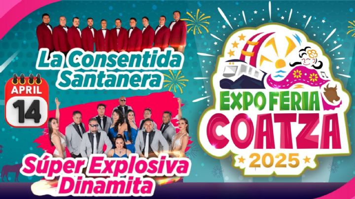 Expo Feria Coatza 2025: ¿Qué artista dará concierto HOY 14 de abril en Veracruz?